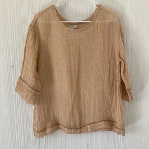 J. Jill 100% linen tunic top large